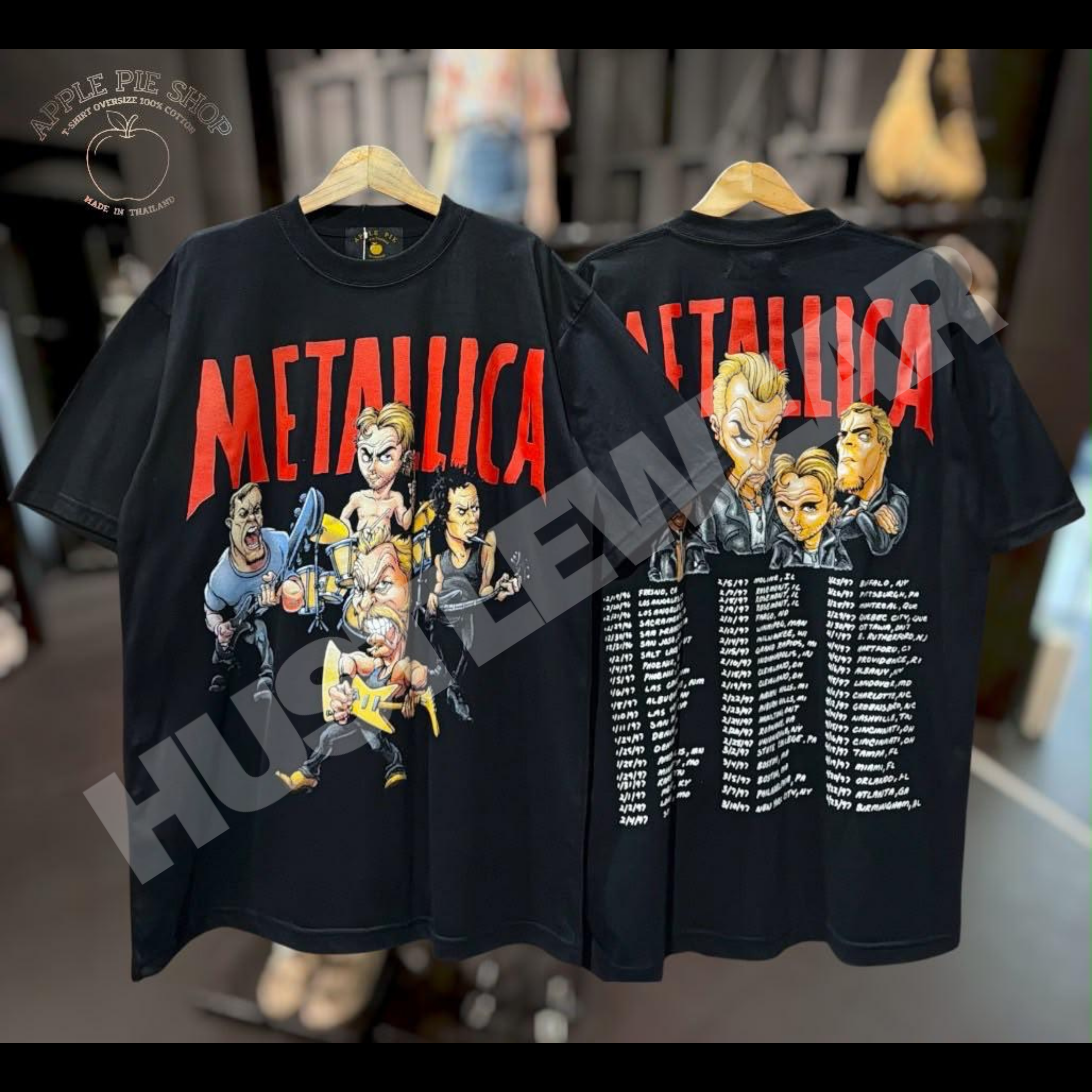 Applepie Freesize Tee | Metallica Band