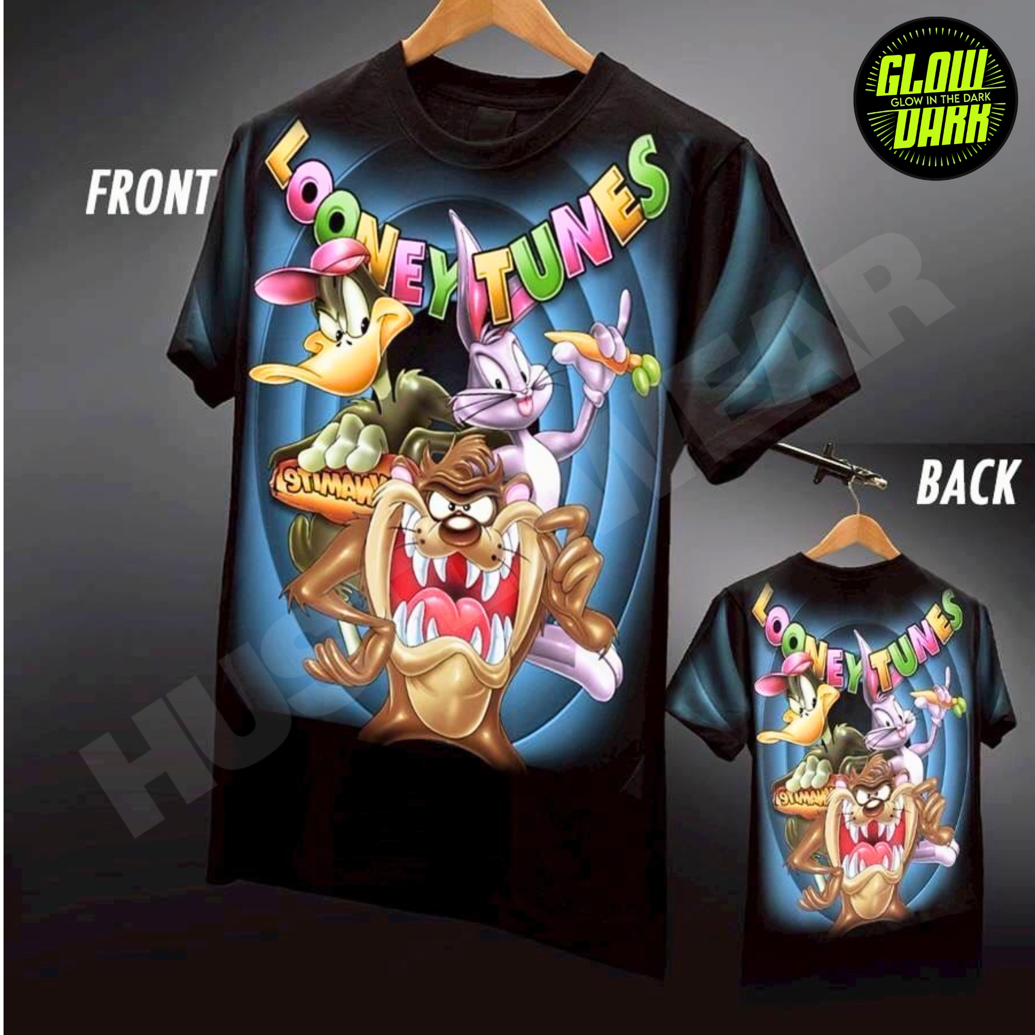 Premium Glow in the Dark Full-Sleeve Print | Looney Tunes