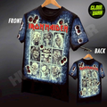 Premium Glow in the Dark Full-Sleeve Print | Iron Maiden