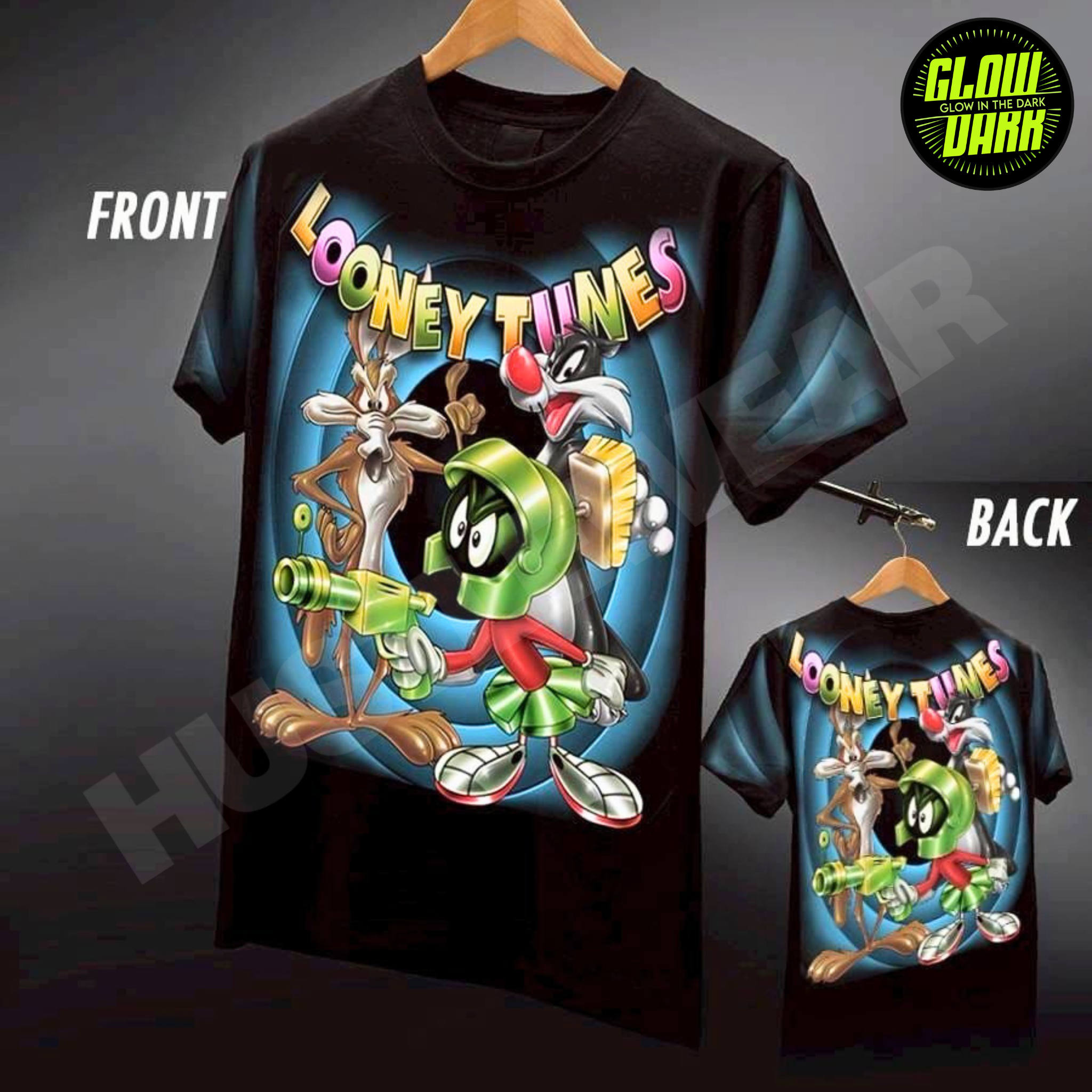 Premium Glow in the Dark Full-Sleeve Print | Looney Tunes