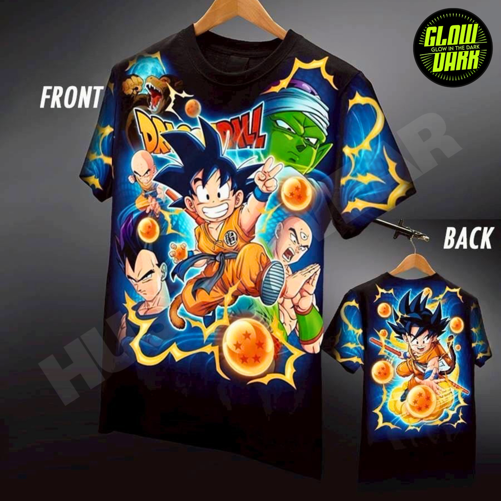 Premium Glow in the Dark Full-Sleeve Print | Dragon Ball Z