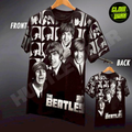 Premium Glow in the Dark Full-Sleeve Print | The Beatles Band