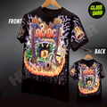 Premium Glow in the Dark Full-Sleeve Print | AC DC Band