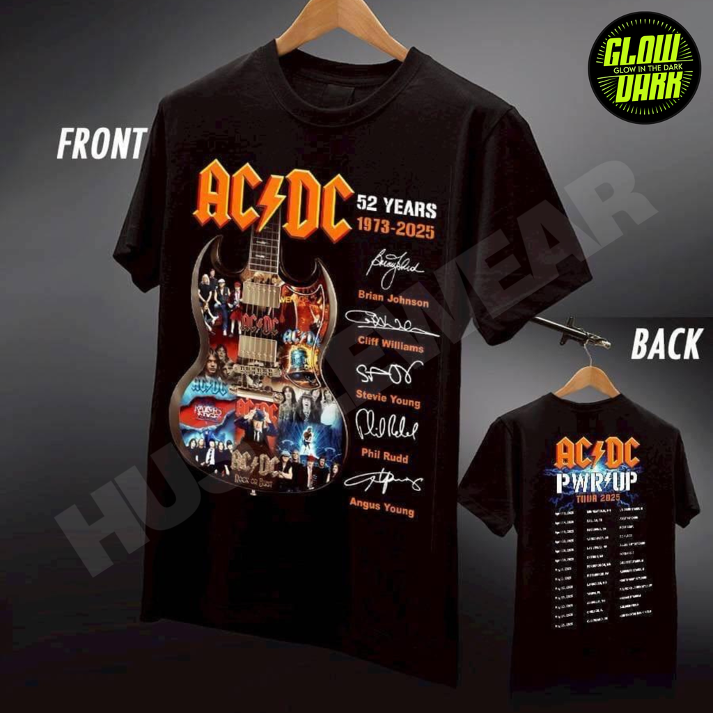 Glow in the Dark Tee | AC DC 52 Years