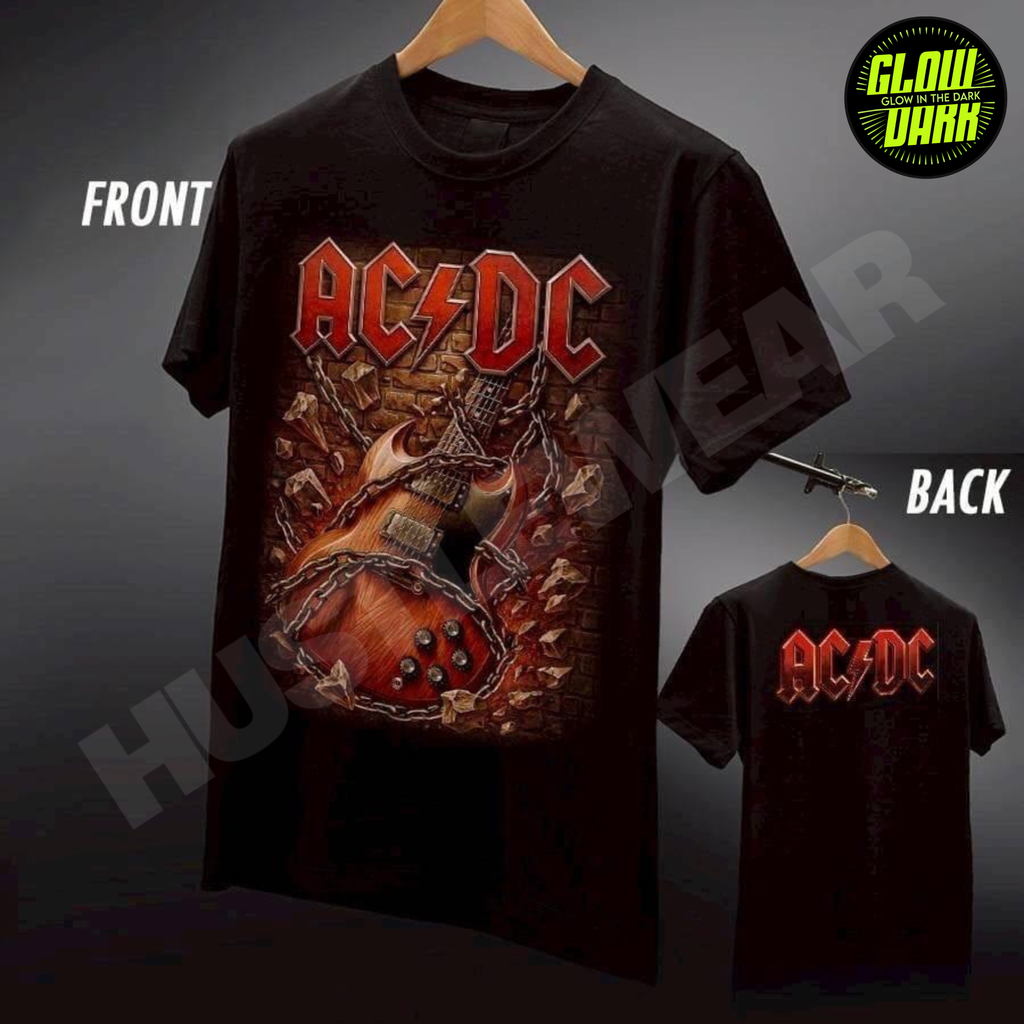 Glow in the Dark Tee | AC DC Band
